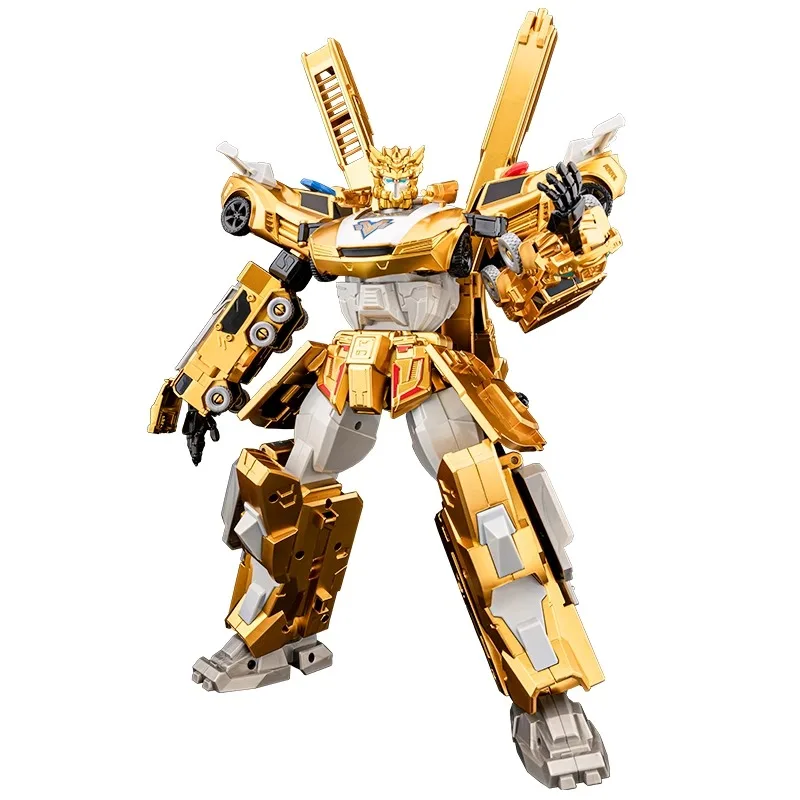 Super Transforming War God Golden Car Transformation Alliance Four-in-One Transforming Robot Mecha Children's Toy Boy Transforme