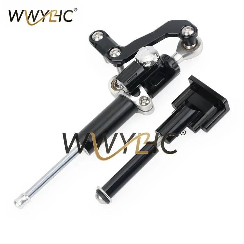 Suitable for MT03 Steering Damping Stabilizer Titanium Ruler Damper Bracket Reverse Safety Fixing Code Accessories