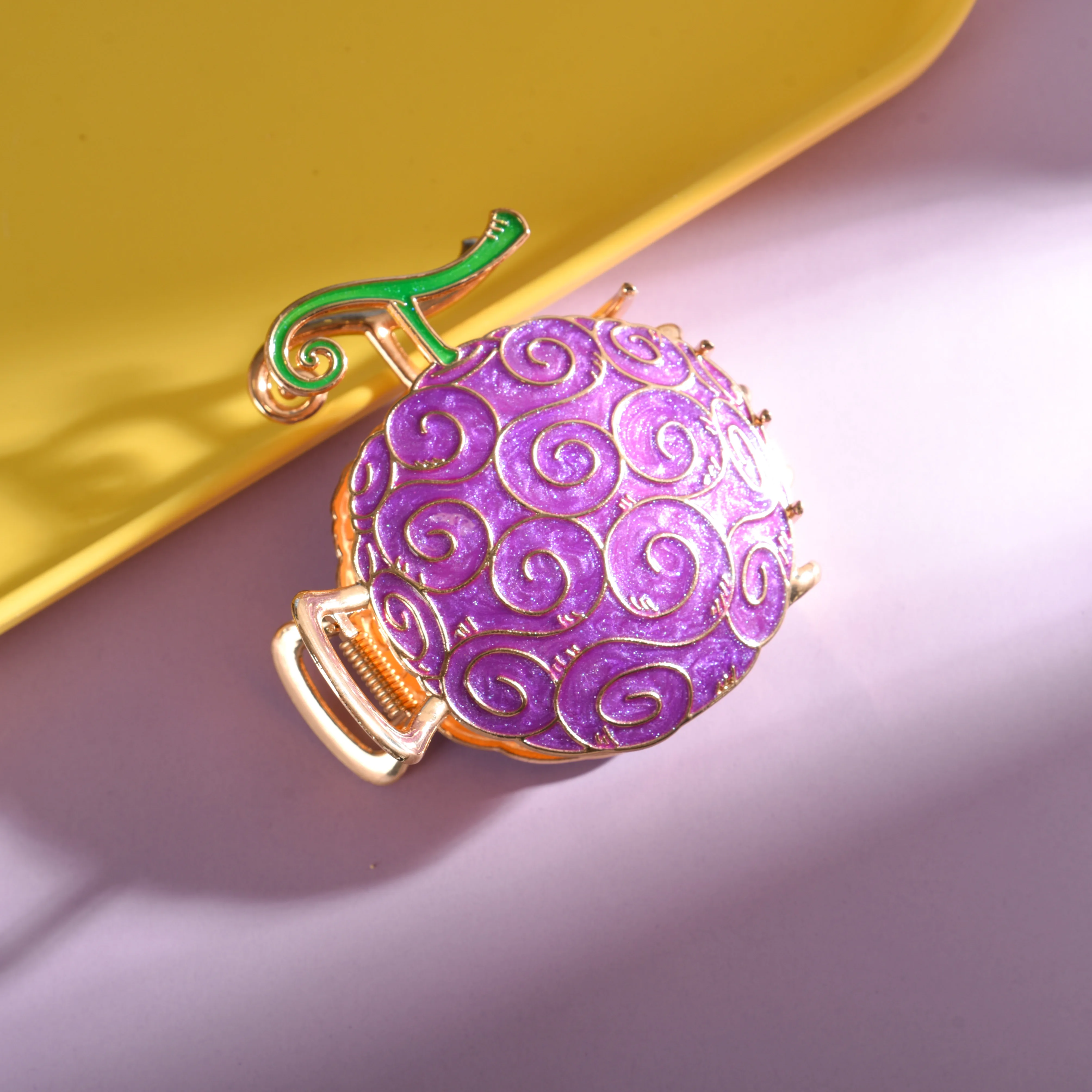 

YHJ The Legendary God Luck Fruit Hair Claw Alloy Cartoon Fashion Design Hair Claw Clips Hair Accessories for Women Girls