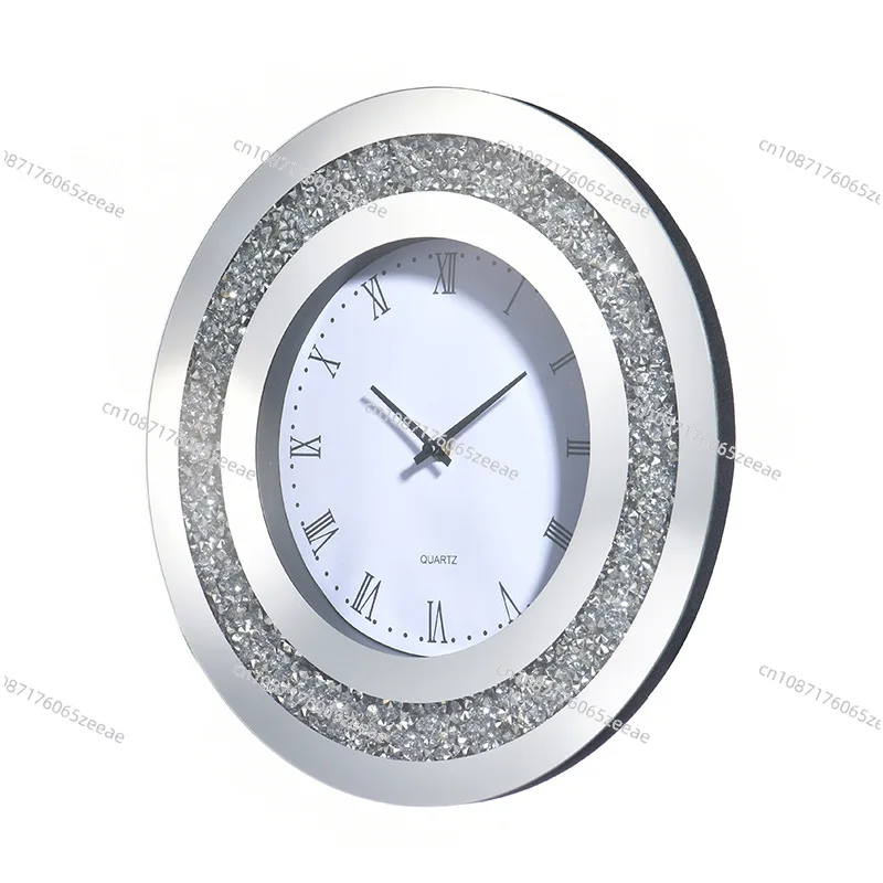 

For Nordic Style Home Wall Clock Living Room Creative Wall Clock Mute Quartz Movement Clock Interior Wall Luxury Decoration