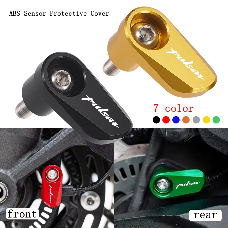 Protector de Sensor ABS de Aluminio CNC para Rueda Delantera y Trasera de Motocicleta para Bajaj Pulsar N160 RS200 NS200 NS160 NS125 Pulsar 150