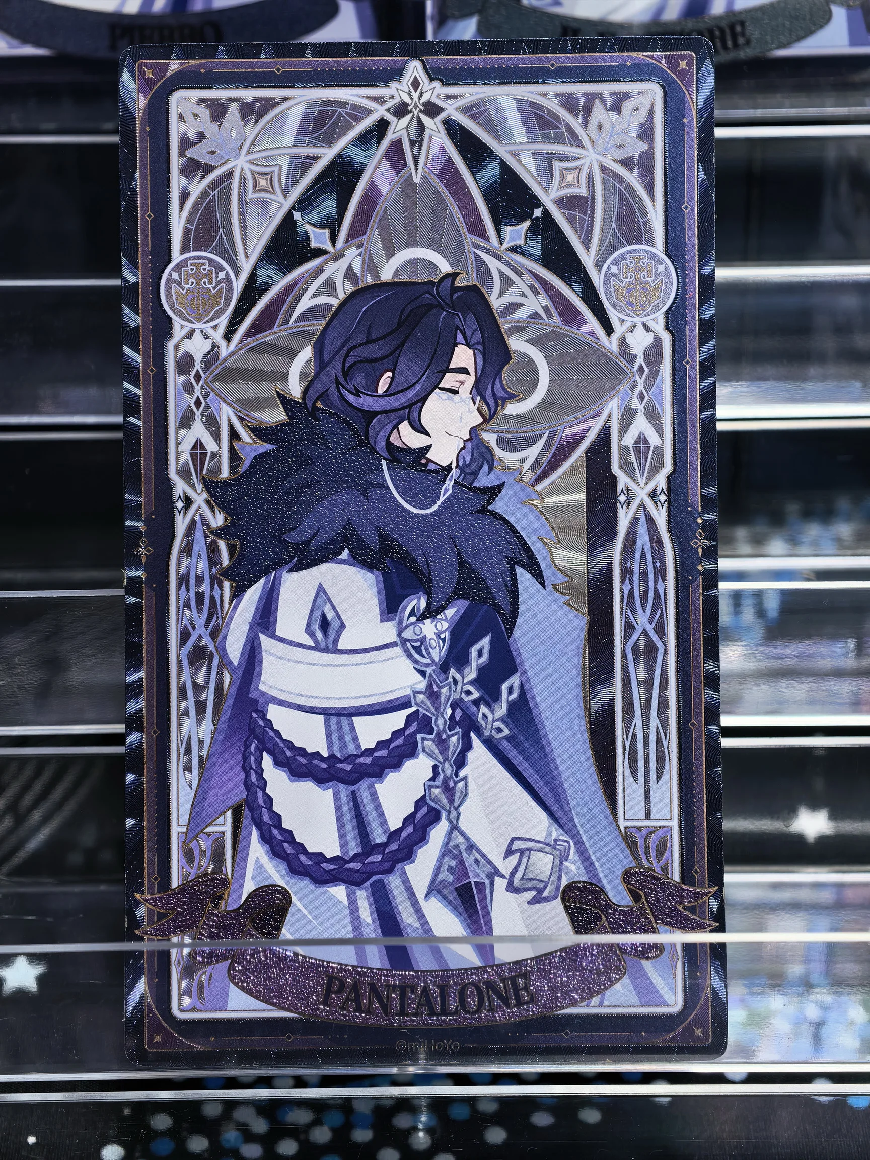 حامل أكريليك منتشر للضوء من سلسلة Fatui Genshin Impact الرسمية، شارة، منظم بنطلونات #1