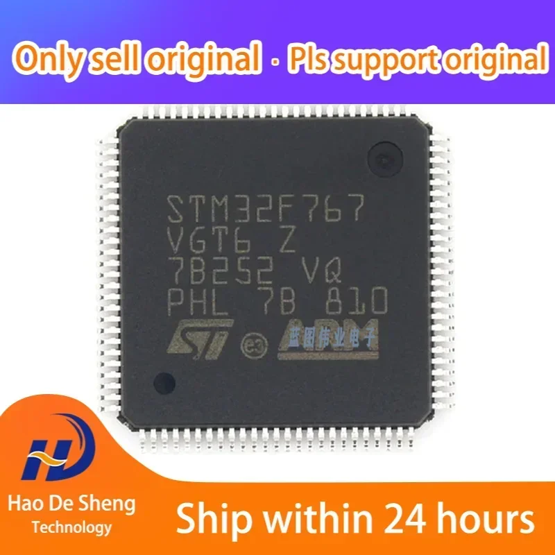 

1 шт. MCU STM32F767VGT6 LQFP-100 новая Оригинальная фотография