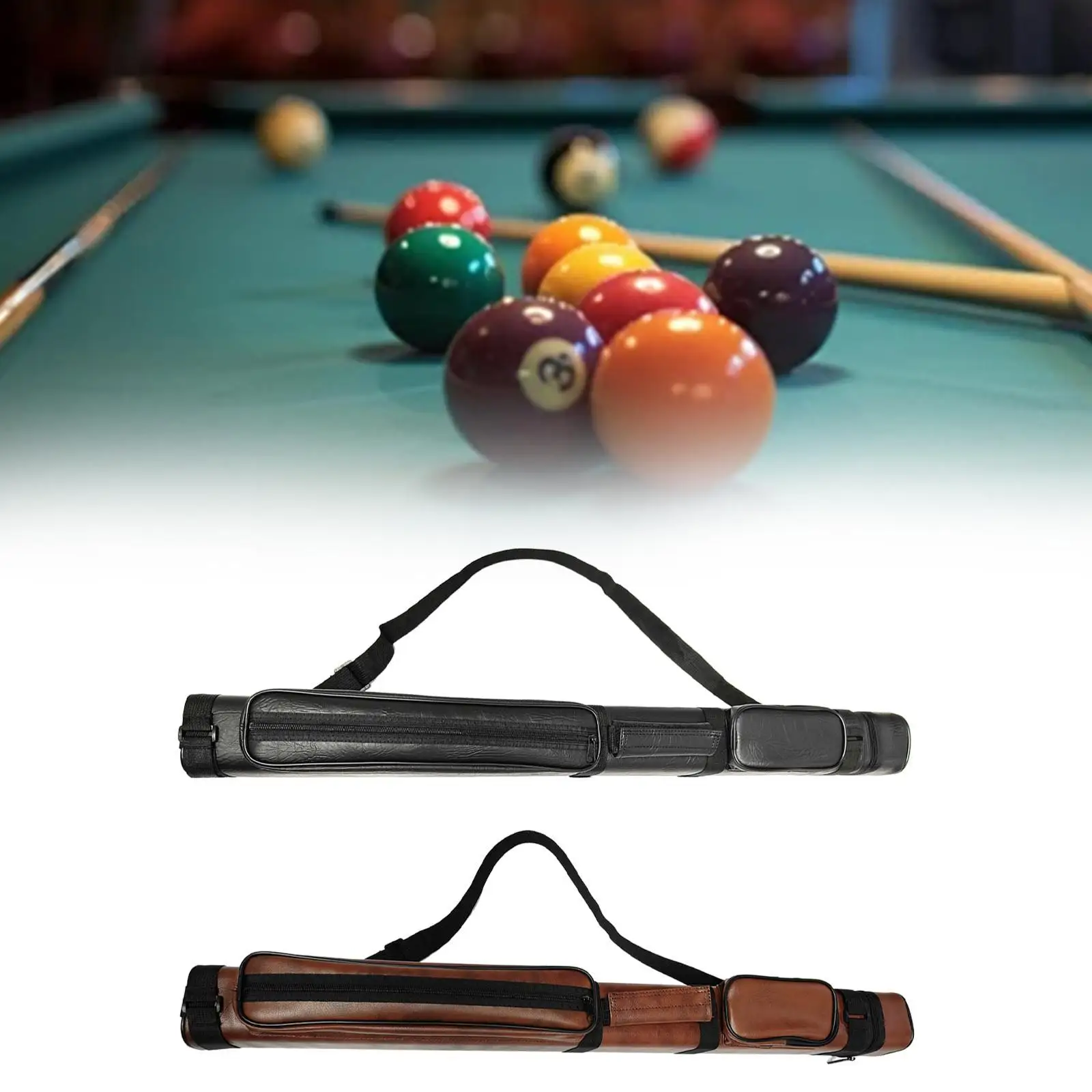 pool-cue-carrier-case-with-4-slots-and-zipper-for-outdoor-use
