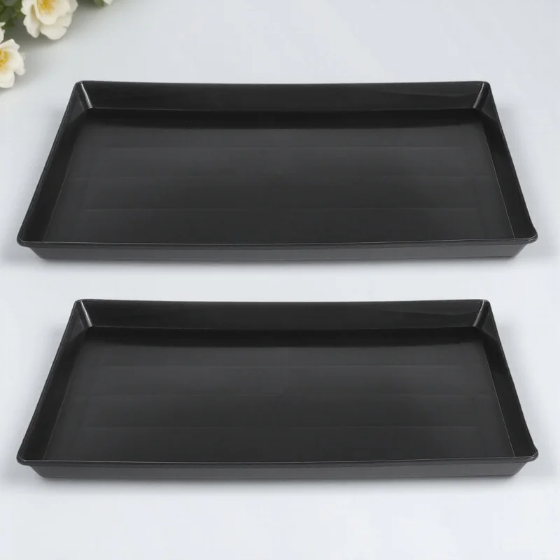 

2pcs Pet Tray Replacement Durable Leakproof Plastic Bottom Pan For Bird Cage Parrot Bunny Dog Crate Small Pet Cage Tray