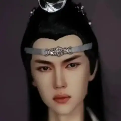 1/6 Figure BJD Head Doll Wang Yibo The Untamed Realistic Top Quality MDZS Lan Wangji White Lan Zhan Body 30cm Tall Art Chinese