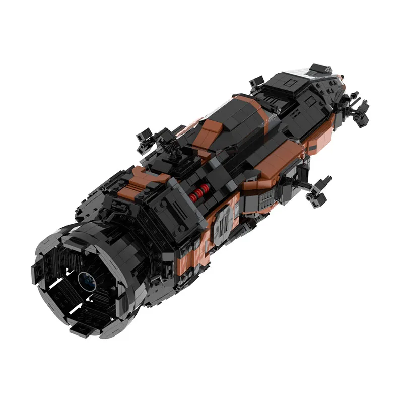 MOC Light Frigate Rocinante- Corvette-Class Warsship Building Blocks Set MCRN - Tachi Expanse Donnager Bricks Toys Children Gift