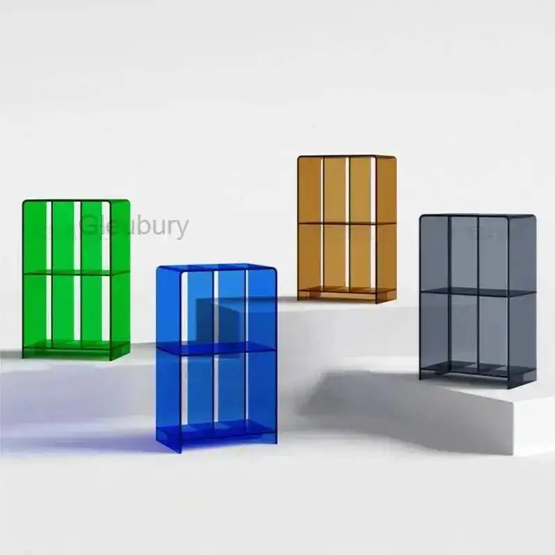 Stylish Shelf Bookshelf Storage Modern Black Grid for Living Room Home Office Decorative Organizer Durable Home Furniture