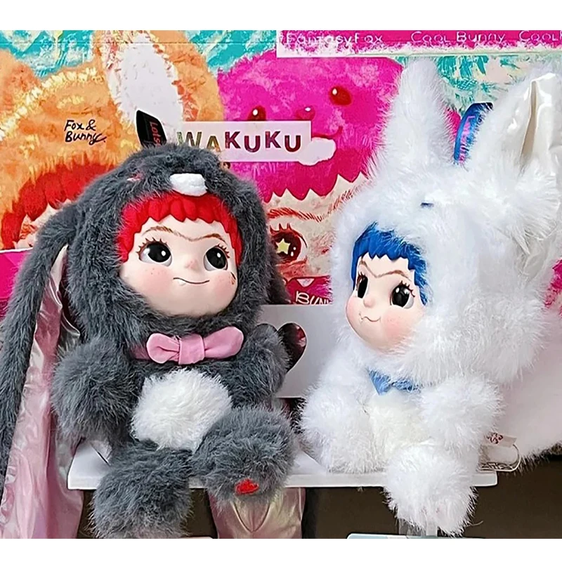 

Настоящая аниме-фигурка Wakuku Panda Dodu, виниловая кукла Wakuku, милая сумка, подвеска Kawaii Panda, подвесная коллекция карт, игрушки, подарок