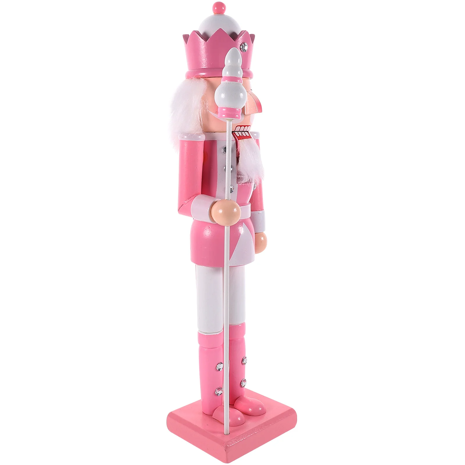 

Wooden Nutcracker Soldier Christmas Decoration Hand Painted Craft Xmas Party Supplies Desktop Ornament Gift For Family Friends