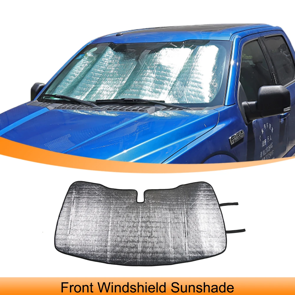 

Car Front Windshield Sunshade Heat Insulation Cover for Ford F150 2015 2016 2017 2018 2019 2020 Sun Visor Interior Accessories