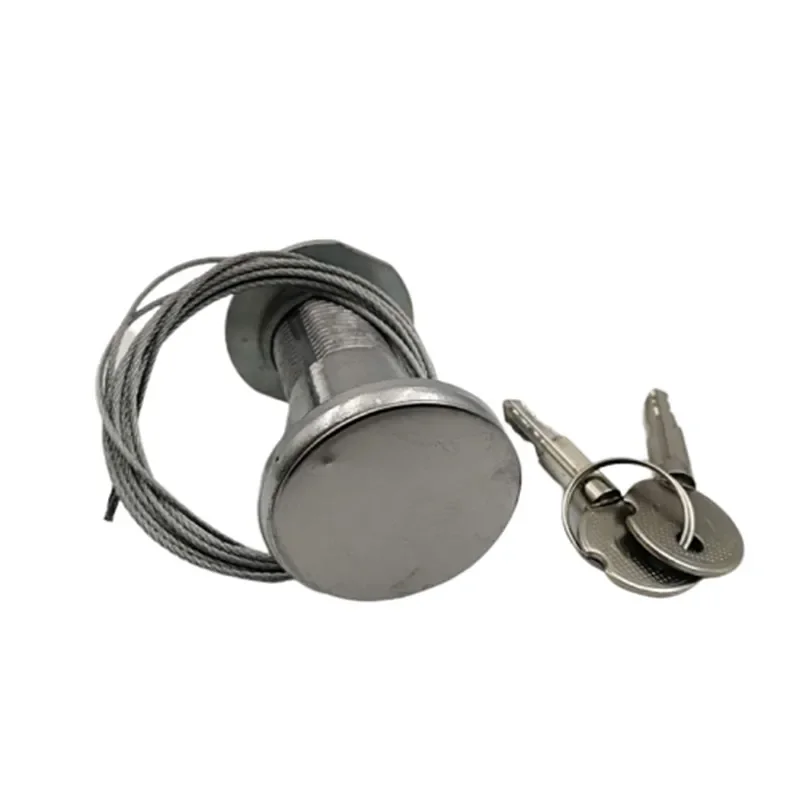Garage door lock universal pull cord l C-class leaf lock cross flap door emergency lock image 4