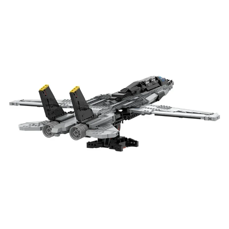 Serie militare Moc Building Blocks F-14 TOMCAT Modello Tecnologia Aerei Mattoni Assemblaggio FAI DA TE Giocattolo Da Caccia Per Il Capretto 10300 B-MODEL