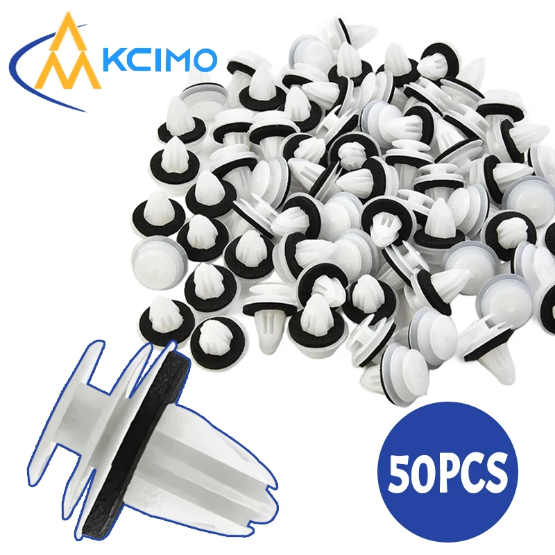 

50Pcs Auto Bumper Mudguard Automotive Fastener Clip Car RepairAccessories Car Interior Door Panel Card Trim Fastener Clips