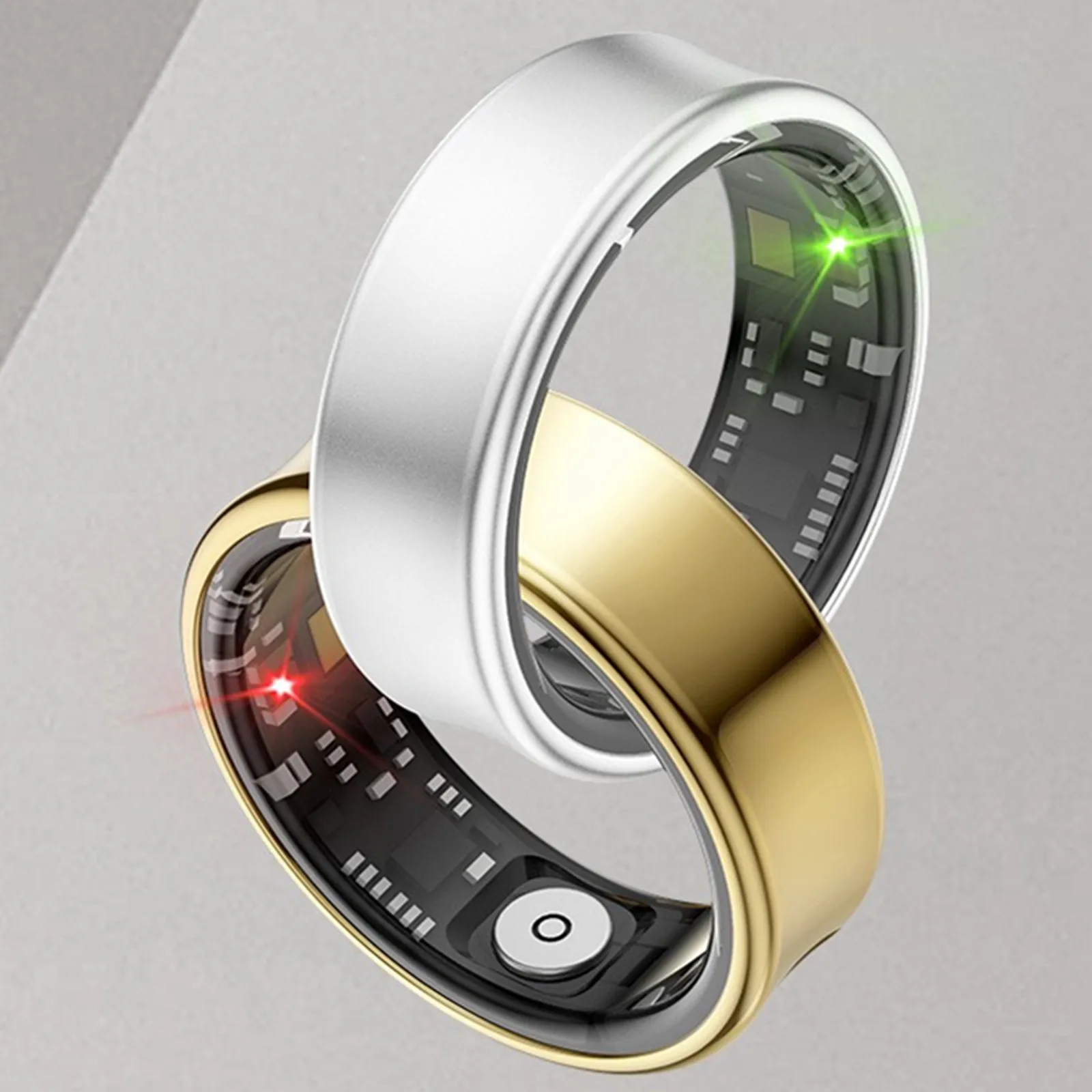 スマートスポーツリング,防水金属リング,健康モニタリング,Bluetoothブレスレット,睡眠カロリー,フィットネス,スマートジュエリー