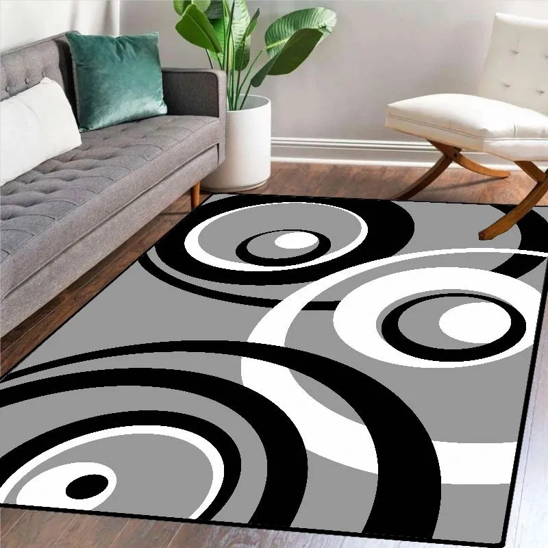 

Light Luxury Large Area Carpets for Living Room Washable Lounge Rug Nordic Geometric Rugs for Bedroom Non-slip Sofa Table Mat