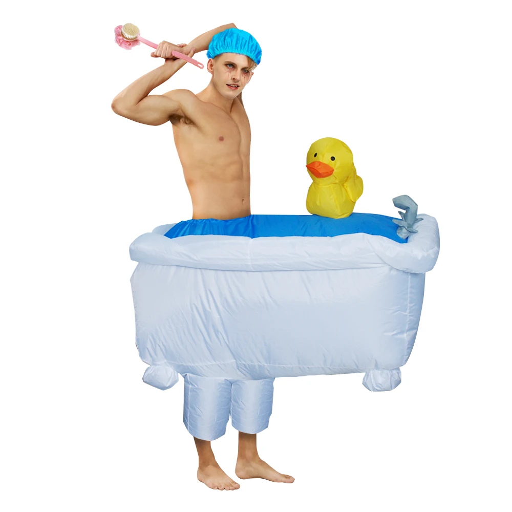 Bathtub inflatable costume role-playing Thanksgiving Christmas adult party holiday stage performance comical costumes