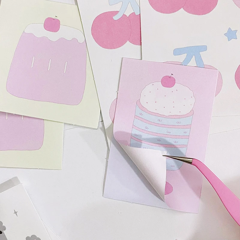 30 шт. журнал-планировщик наклейки для альбомов для рисования эстетические милые записываемые наклейки для скрапбукинга канцелярские принадлежности украшения для дневника наклейки