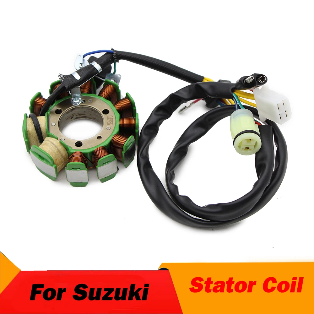 

Motorcycle Generator Magneto Stator Coil For Suzuki 32101-18A00 LTF230 LTF230G LTF230H Ozark LT230 QuadRunner LT230EH LT230EJ