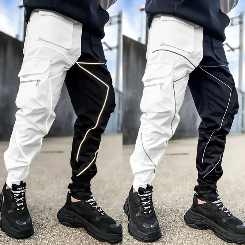 Fashion New Men's Joggers Hip Hop Cargo Pants Men Casual Pants Fashion Printing Trousers Streetwear