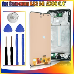 AMOLED LCD for Samsung Galaxy A33 5G A336 LCD Display Touch Screen Digitizer for Samsung A33 5G A336B A336U A336E LCD Display