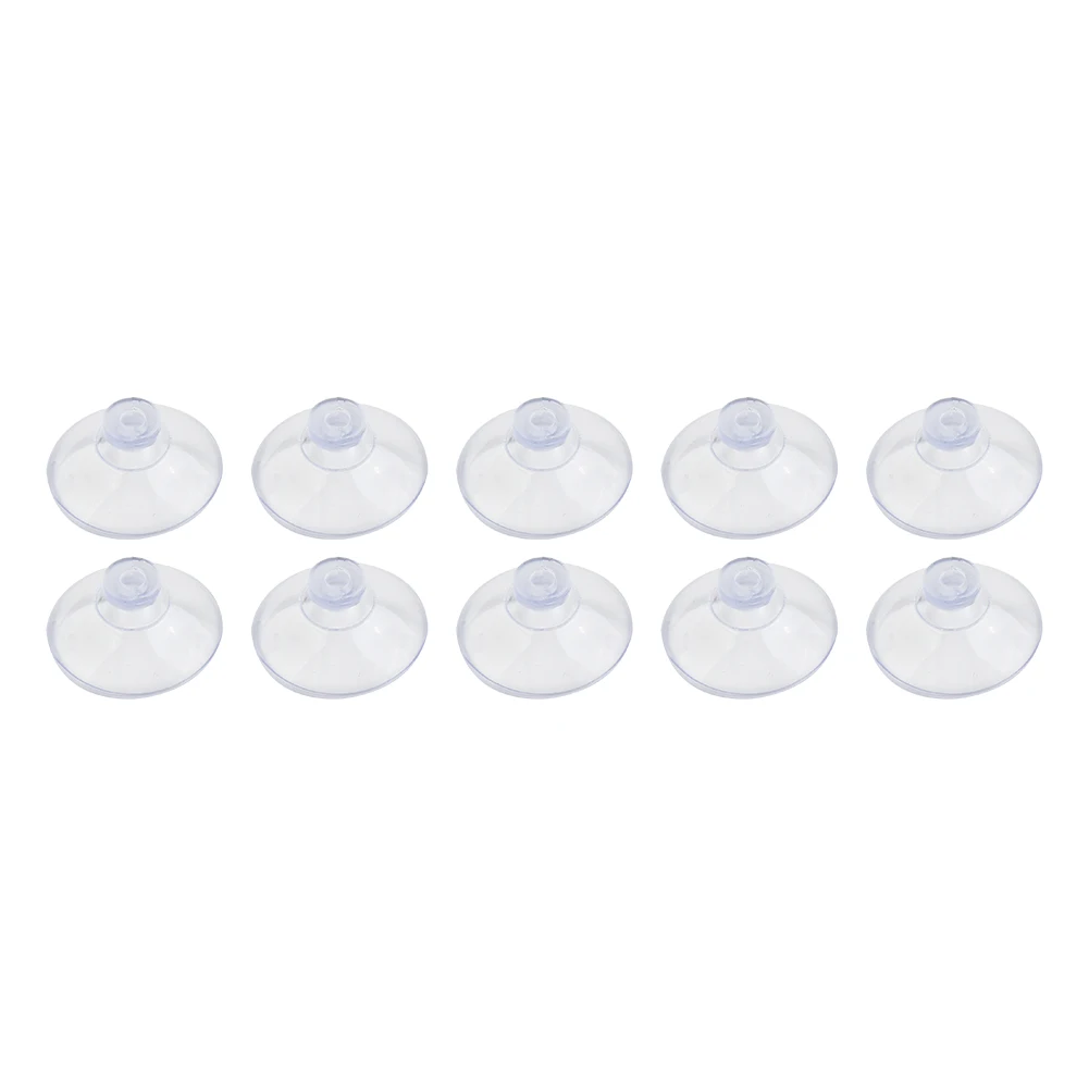 10PCS Transparent Suction Cup Hooks Door Wall Hangers Hooks For Kitchen Bathroom Glass Casement Wall Hooks Hanger