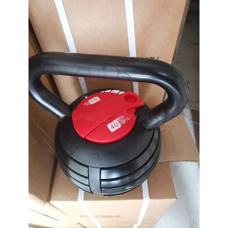 High Quality 18kg/40lb Adjustable Kettlebell Set Gym Fitness Free Weight Dumbbell Made of Iron and Cast Iron