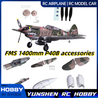 Fms 1400mm P40b Aircraft Accessories, Fuselage, Main Wings, Propellers, Propeller Covers, Landing Gear, Cabin Doors, Tires