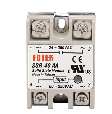 

10A 25A 40A 100A AC-AC Single Phase Solid State Relay AC SSR SSR-10AA SSR-25AA SSR-40AA SSR-100AA 80-250VAC 220V TO 24-380V