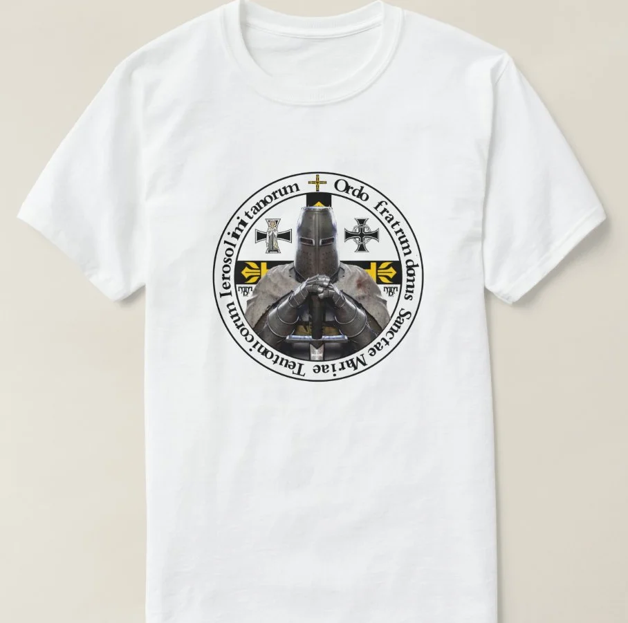 Teutonics Order of The Brothers Knights Templar Medal T-Shirt. Summer Cotton Short Sleeve O-Neck Mens T Shirt New S-3XL