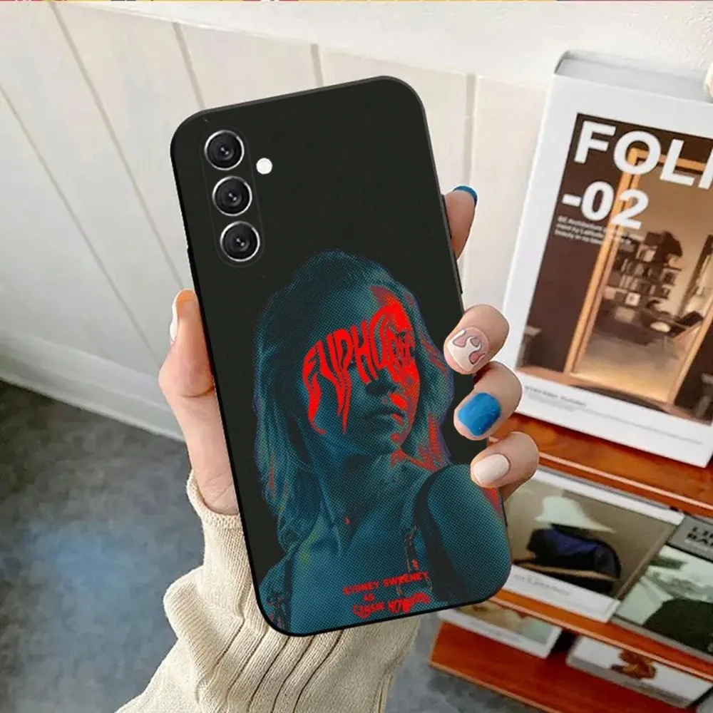 Euphoria TV Series Phone Case For Samsung Galaxy A13,A21s,A22,A31,A32,A52,A53,A71,A80,A91 Soft Black Cover