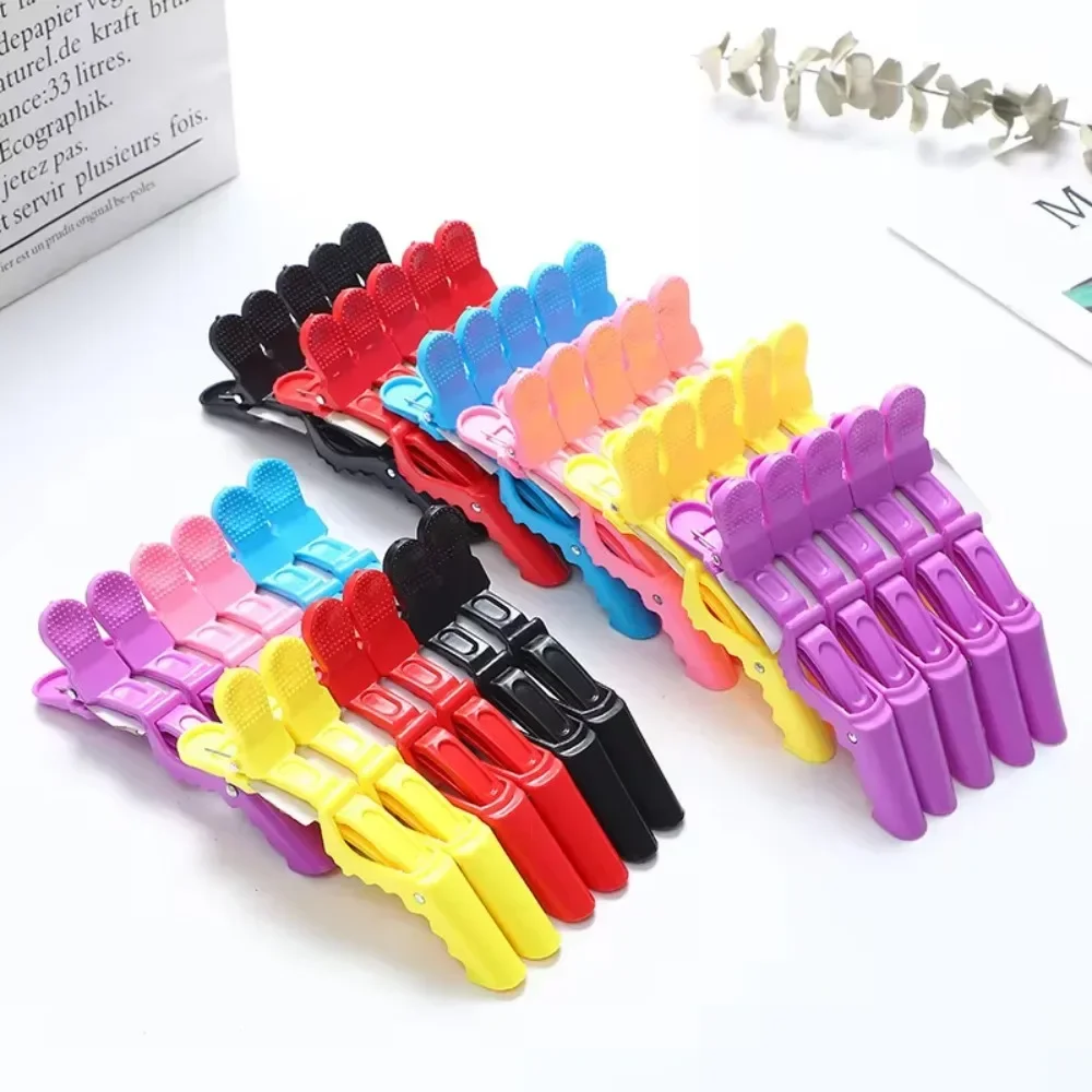 5Pcs/Lot Alligator Hair Clip Hairdressing Clamps Plastic Hair Claw Professional Barber For Salon Styling Hairpins Hair Accessor