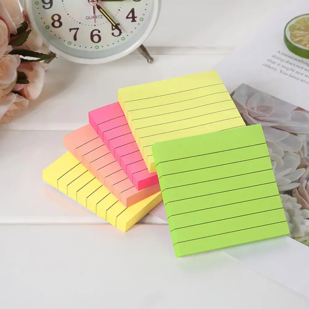 Self-stick Note Pad Portable Memo Pad Compact Reminder  Useful Strong Adhesive Notepad Sticker