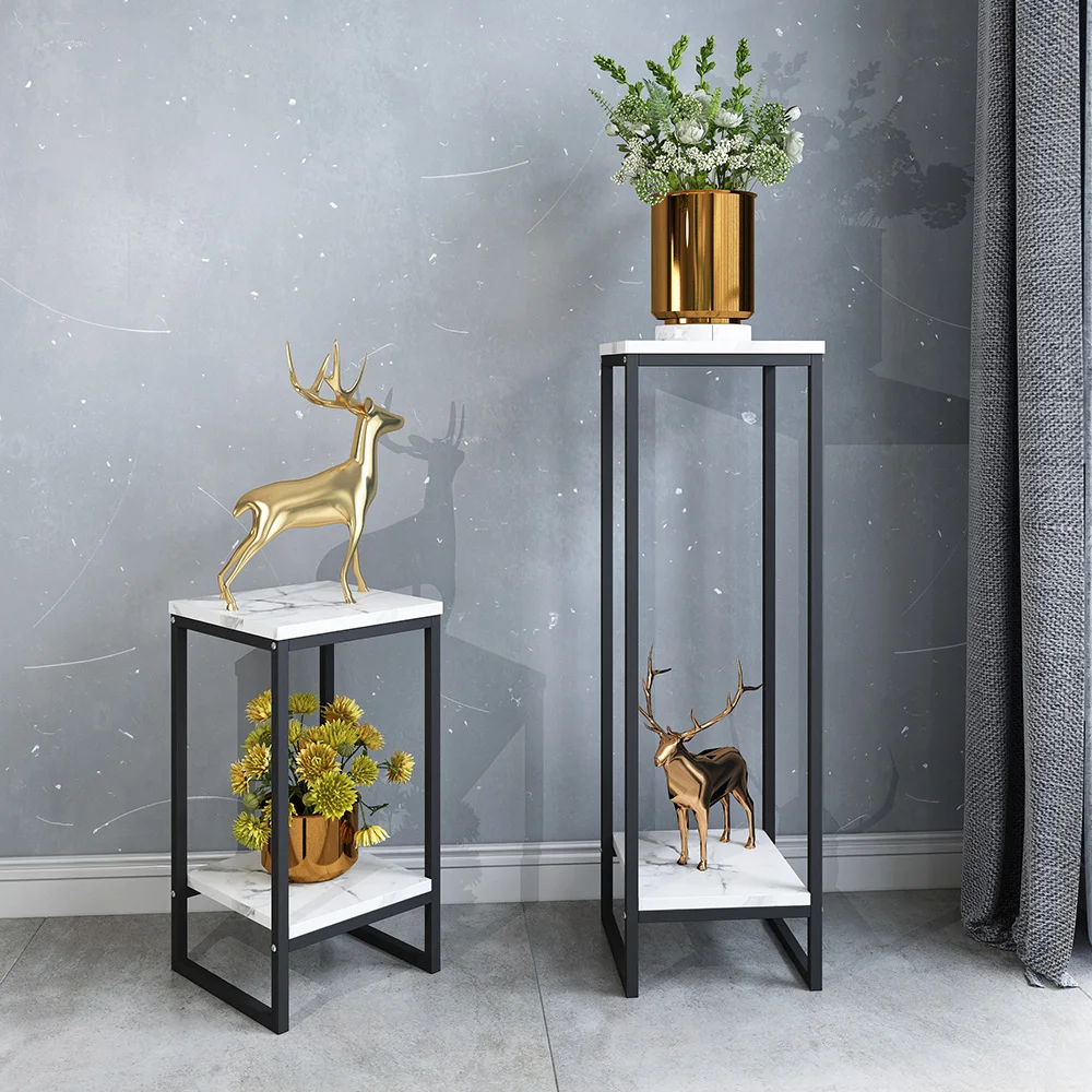 Environmentally Friendly Material Nordic Iron Flower Stand, Strong and Stable, Floor-to-ceiling Flower Pot Stand, Home d