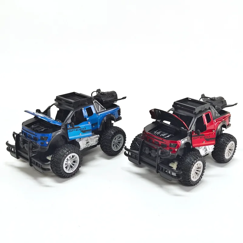 Domineering Raptor Fernbedienung 3-türiger Offroad-Pickup-Truck 1:18 Legierungsspray ferngesteuertes Auto ferngesteuertes Spielzeugauto aus Legierung