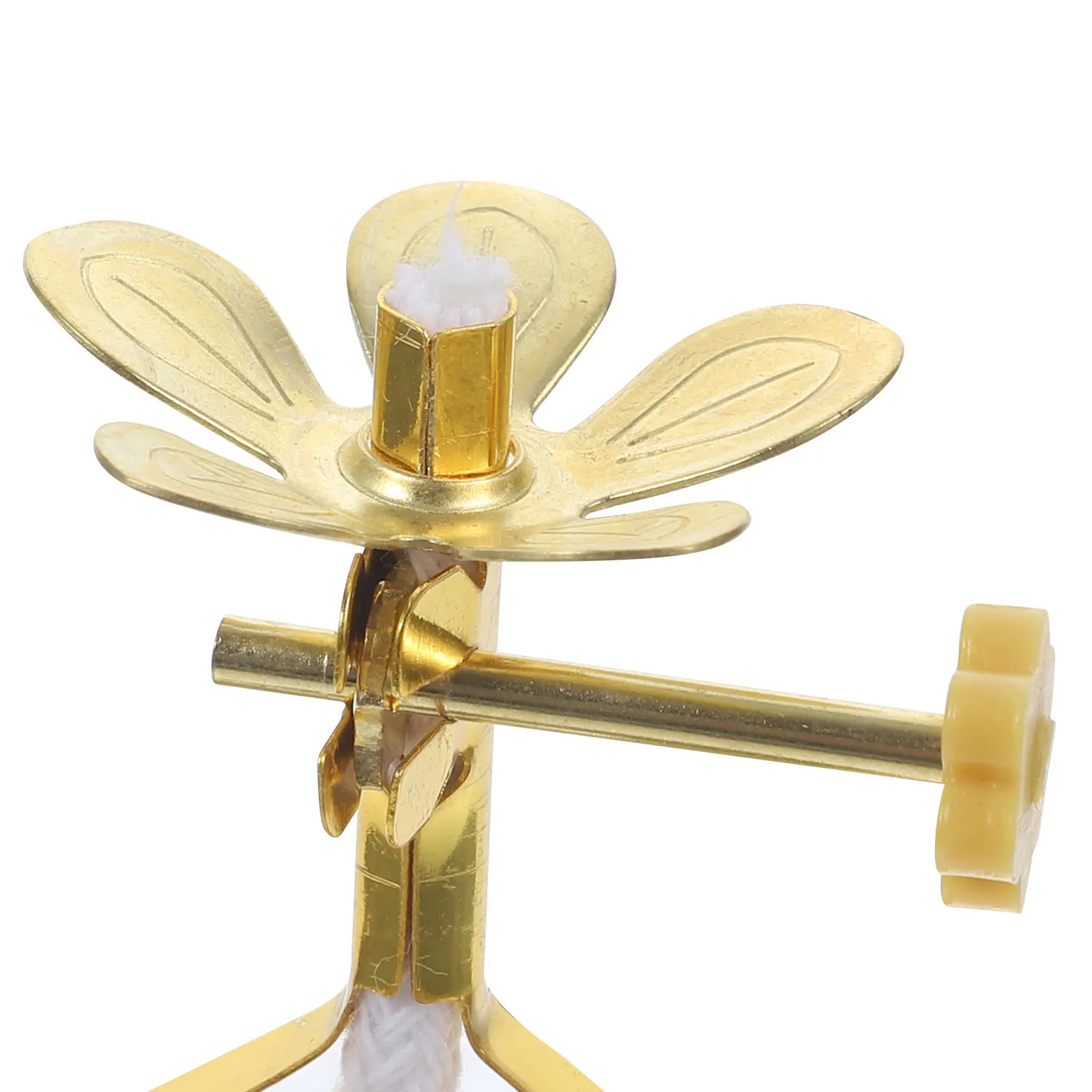 

2pcs Oil Lamp Wick Holder Alloy Windproof Stand For Lamp Home Temple Decoration Portable Lighting Accessories