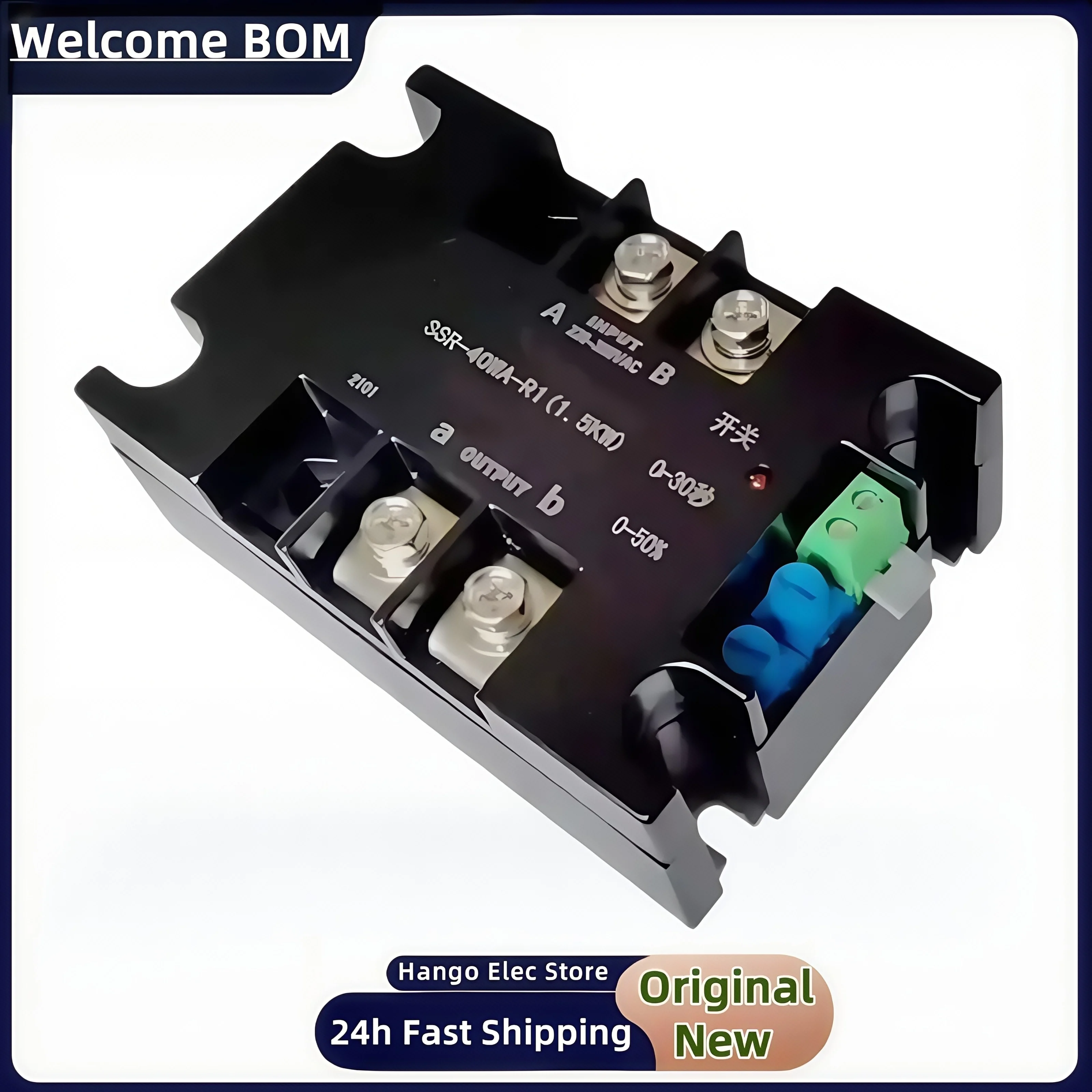 220V 단상 지능형 모터 소프트 스타터 소프트 스타트 모듈 소프트 스타트 50-60HZ 호환 2/3/4/ 6/ 8KW SSR-100WA-R(4KW)