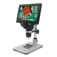 Mustool G1200 2019 Newest Digital Microscope 12MP 7 Inch HD LCD Display 1-1200X Continuous Amplification Rotatable Magnifier