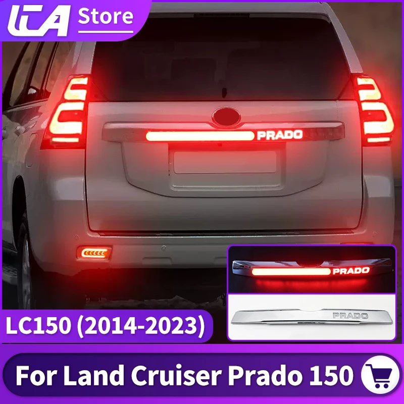 Tailgate LED LED Decorative Strip For Toyota Land Cruiser Prado 150 2014-2023 Exterior Upgrade Modification Accessories LC150