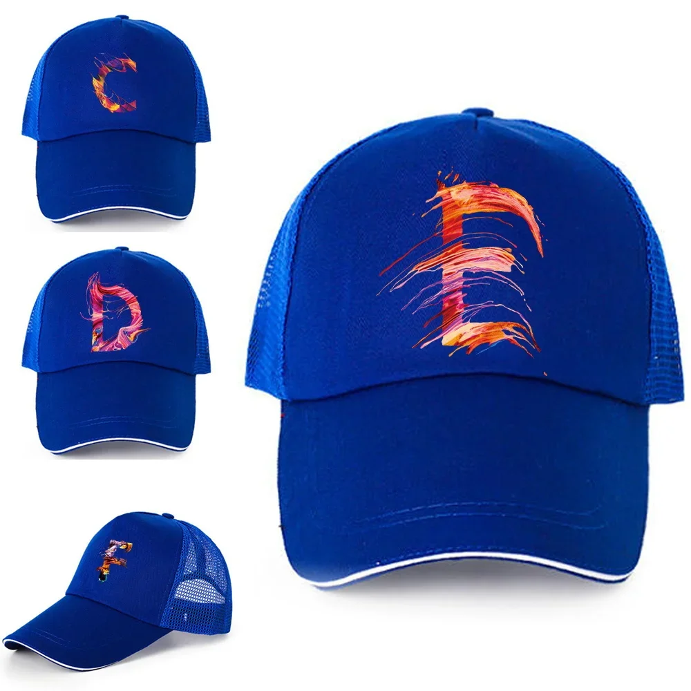 Fashion Paint Letter Hiphop Baseball Cap Adult Outdoor Casual Sun Snapback Hat Bone Dropshipping Breathable Hip Hop Mesh Caps