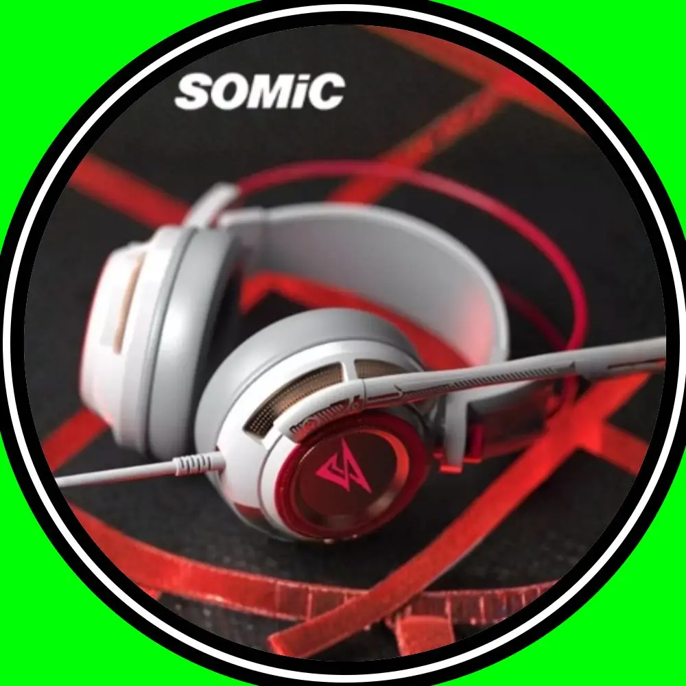 

Somic G941AG Киберспортивные наушники Проводная геймерская гарнитура с шумоподавлением 7.1 Наушники с объемным звуковым эффектом Пользовательский аксессуар для ПК Подарок