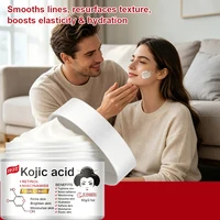 Crème pour le visage JUINHOU à l'acide kojique, au rétinol et à la niacinamide, éclaircissante, pour une peau souple et hydratée, pour les peaux ternes et irrégulières, soin du visage quotidien 6