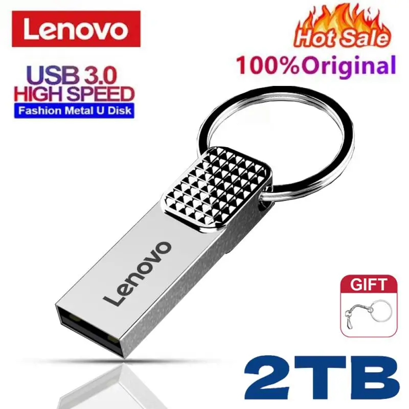 Lenovo Flash Drives 2TB Usb 3.0 Mini High Speed Metal Pendrive 1TB 512GB Stick Portable Drive Waterproof Memoria Storage U Disk