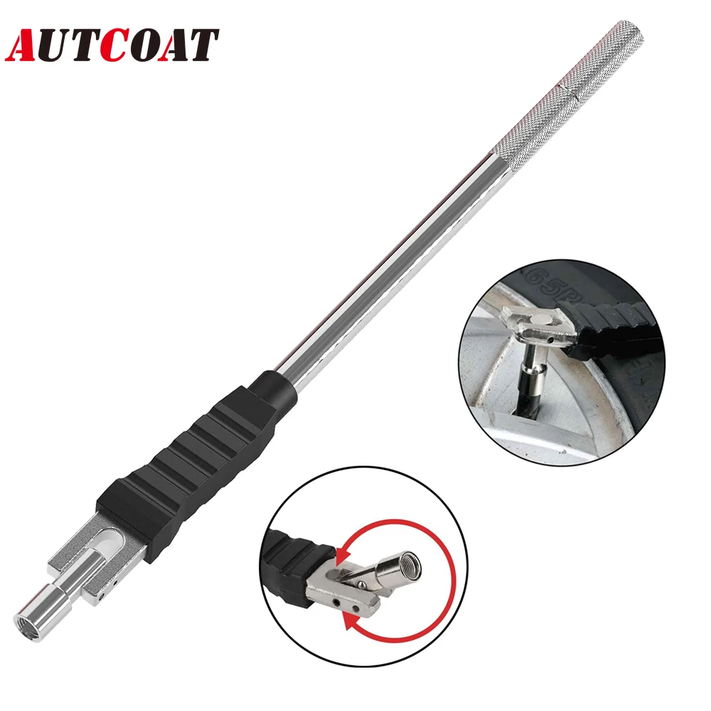 

AUTCOAT 1Pcs Valve Stem Puller/Installer with Rubber Boot ,Tire Valve Stem Tool Puller and Installer Kit