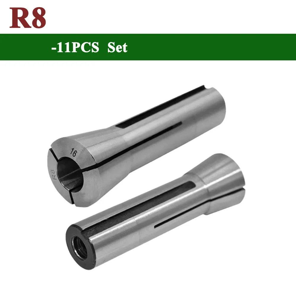 CJLY Set R8 3 4 5 6 Spring Collets Set High Precision Metric M12 thread inche 7/16 Clamping Tools Lahte Machine Parts Suit