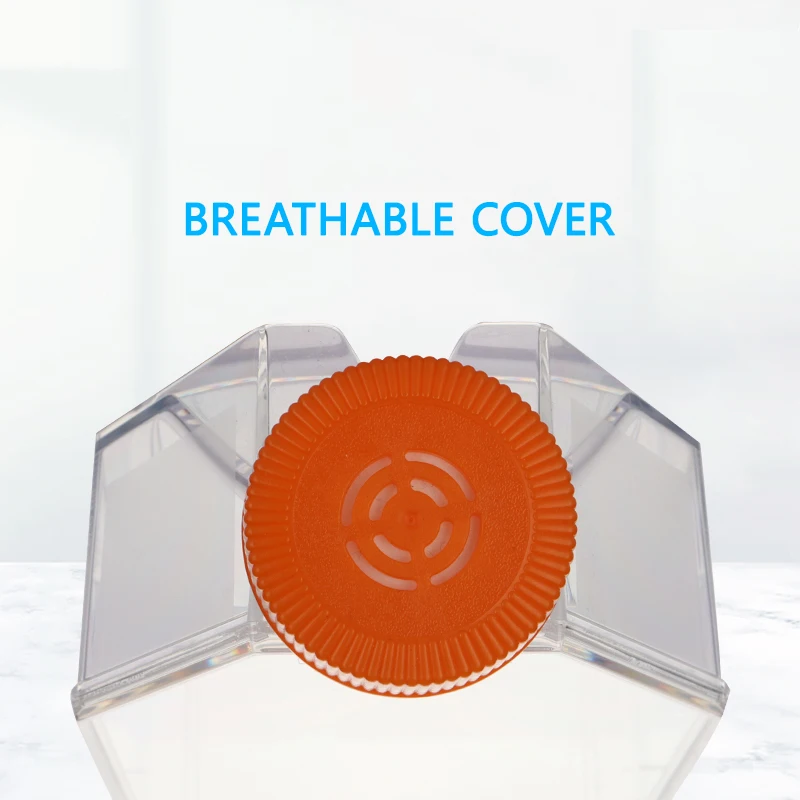 Bacterial culture square bottle rectangular torticollis screw-hole T75 adherent cell bottle T25 sealed breathable cap Vacuum