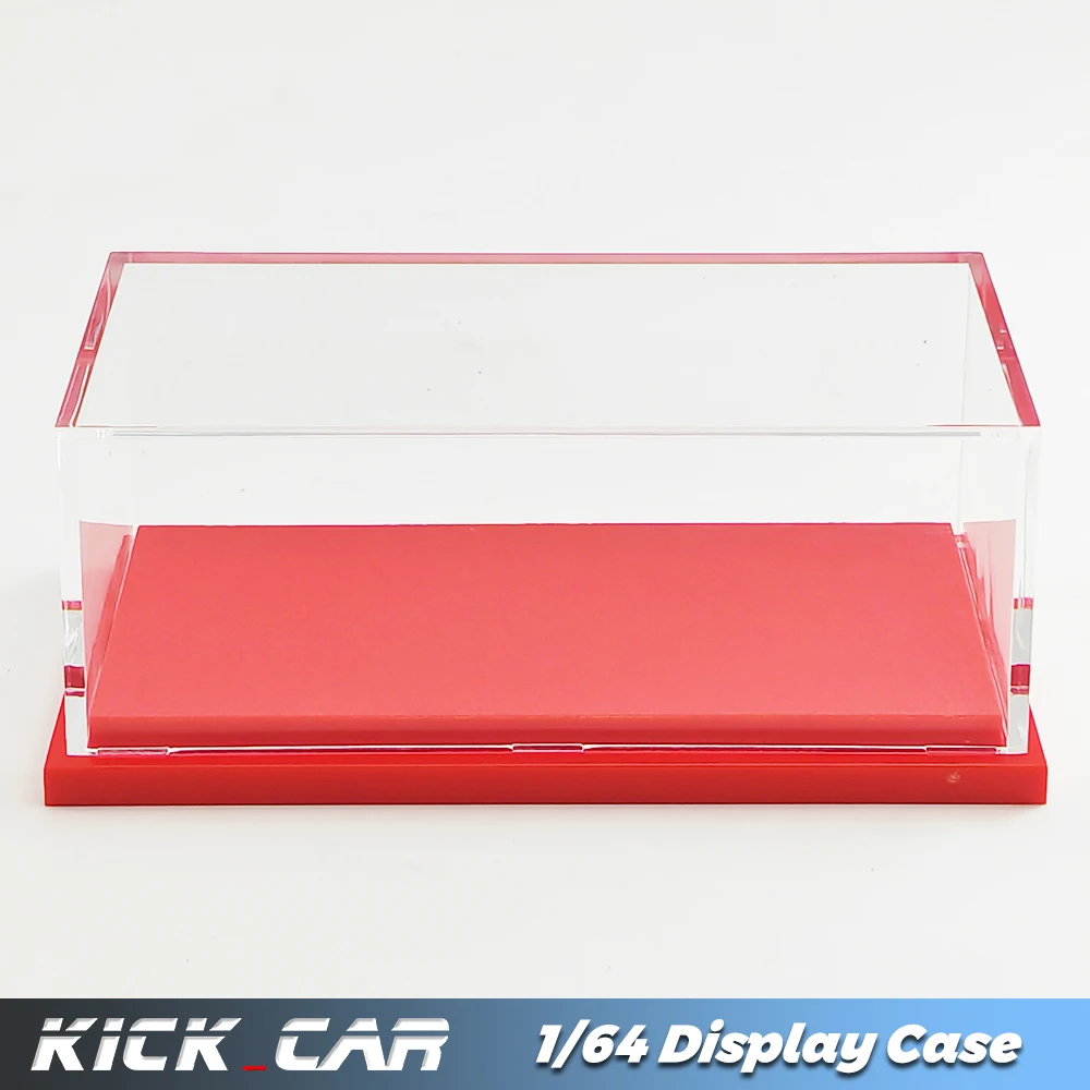 Kicarmod 1/64 Model Car Display Case Colorful Toy Vehicle Storage Box For Mini Model Cars Adults Collection Hot Wheels Tomica