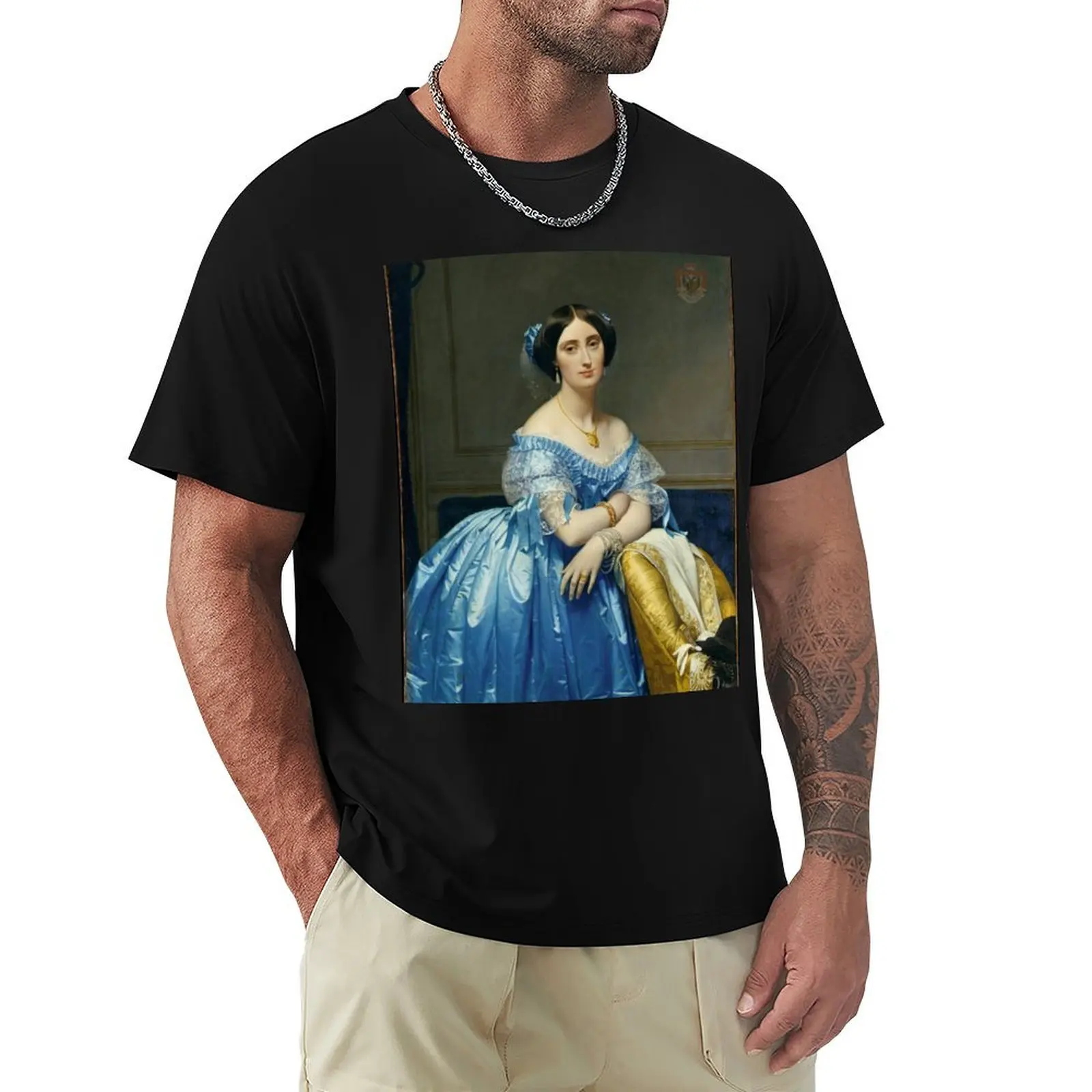 Camiseta de Ingres 'Joséphine-Éléonore-Marie-Pauline de Galard de Brassac de Béarn', camiseta informal para el trabajo