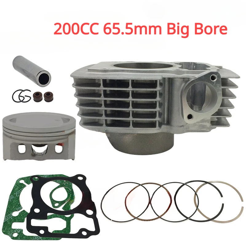 65.5mm big bore Motorcycle Cylinder Kit For Honda XR150 CBF150 Upgrade CBF185 CBF200 XR185 XR200 Motor Modified Engine Parts