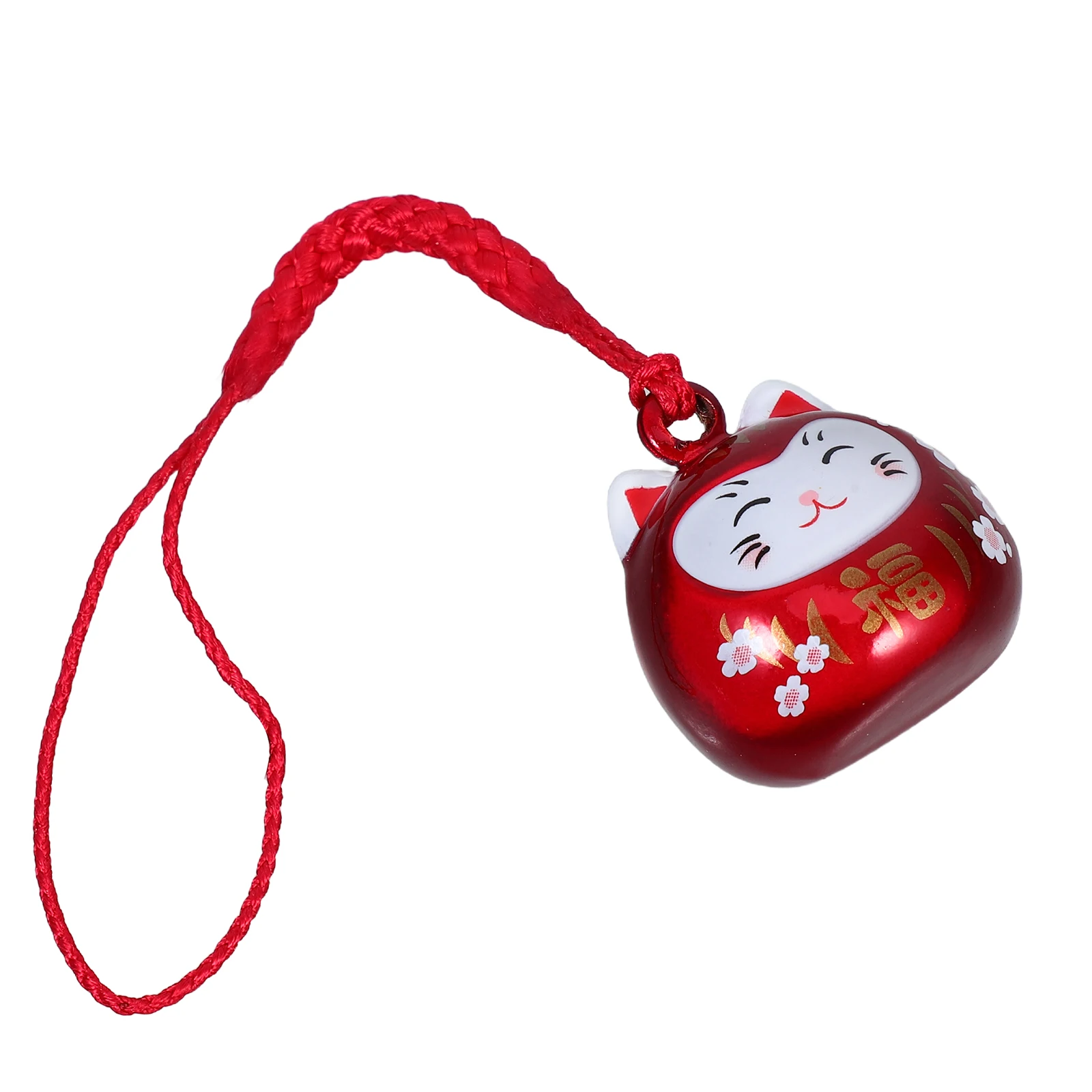 

1pc Japanese Omamori Bell Wind Chime Keychain Maneki Neko Copper Cute Phone Charm Fortune Fob Small Lucky Windchime